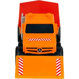 Theo Klein 3801 Mercedes-Benz Unimog Winterdienstfahrzeug Für Innen- und Außenbereich Maßstab 1:24 offizielles Lizenz-Produkt Spielzeug für Kinder ab 3 Jahren
