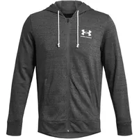 Under Armour Rival Terry Full Zip castlerock light heather/onyx white XL