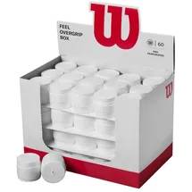 Wilson Box 60 Stück Overgrip Wilson Pro Perforiert Weiss