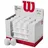 Wilson Box 60 Stück Overgrip Wilson Pro Perforiert Weiss