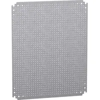 Schneider Electric NSYMF65 Montageplatte H600xB500m. Öffng. Durchm. 3,6mm auf