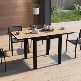 Outsunny Gartentisch 162 x 80 x 75 cm Gelb