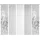 VISION S 95653-0307 | 5er-Set Schiebegardine SEMORA | halb-transparenter Stoff in Bambus-Optik | 5X 260x60, Schiebevorhang 5er Set Digitaldruck