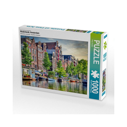 CALVENDO Puzzle CALVENDO Puzzle Niederlande, Amsterdam 1000 Teile, 1000 Puzzleteile