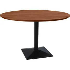 sam möbel gmbh Bistrotisch 110 x 75 cm Akazie nussbaumfarben/schwarz