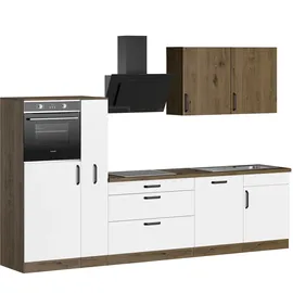 WIHO KÜCHEN Küchenzeile Elba 310 cm weiß