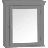 Teamson Home Badezimmer Verspiegelter Medizinschrank Aus Holz Grau Ehf-6544g