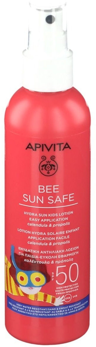APIVITA BEE SUN SAFE Lotion Hydra Solaire Enfant Application facile SPF50 200 ml lotion(s)