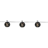 Star Trading LED-Lichterkette Flame Kunststoff 2,1 m Schwarz