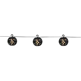 Star Trading LED-Lichterkette Flame Kunststoff 2,1 m Schwarz