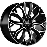 AEZ Leipzig dark 9.5x22 ET49 5x120 72,6, black polished