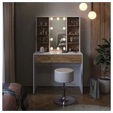 Vicco Schminktisch Alexa 93 cm mit Beleuchtung