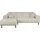 Home Affaire »ARROS L-Form mit Wellenunterfederung, Maße B/T/H: 235/163/81 cm«, incl. Zierkissen, mit Recamiere rechts/links bestellbar, auch in Cord