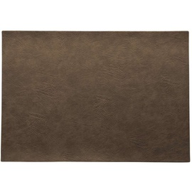 Asa Selection ASA Vegan Leather Tischset, Polyurethane, Nougat, 46 x 33 cm
