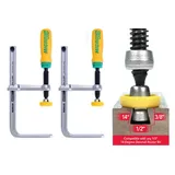 MICROJIG Schwalbenschwanz-Zwingen (2er-Pack)