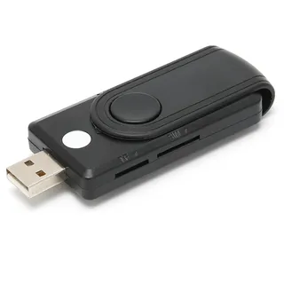 Bewinner USB 2.0-Multi-Kartenleser, SD/TF/SIM-Kartenunterstützung, Tragbarer -CAC-Smartcard-Leser für Alle -Smartcards