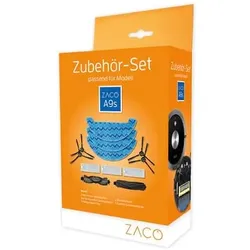 ZACO Zubehör-Set A9s 4x Seitenbürsten, 1x Borstenbürste, 3x Feinpartikelfilter