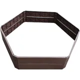 Hti-Living Hochbeet Nessa sechseckig 6-tlg. braun