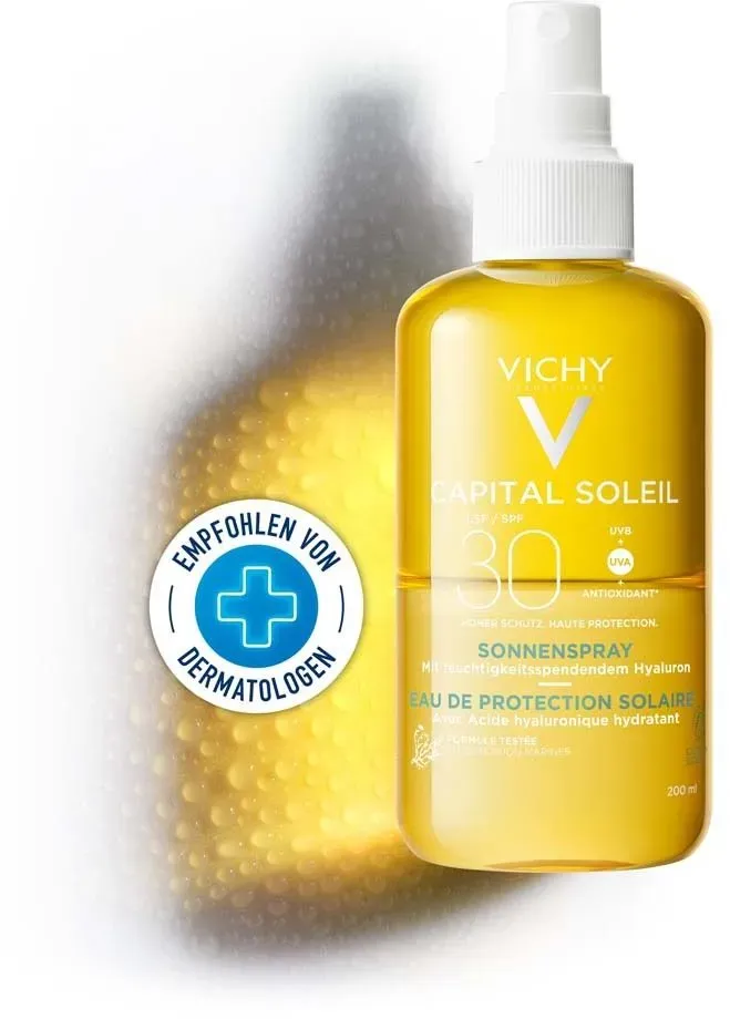 Vichy Capital Soleil Sonnenspray mit Hyaluron LSF 30