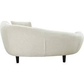 Atlantic Home Collection Chaiselongue "Olivia", beige (creme), B:154cm H:76cm T:90cm, 100% PP, ATLANTIC HOME COLLECTION, Sofas, Chaiselongue, Nierenform-Sofa mit Zierkissen im Originalbezug