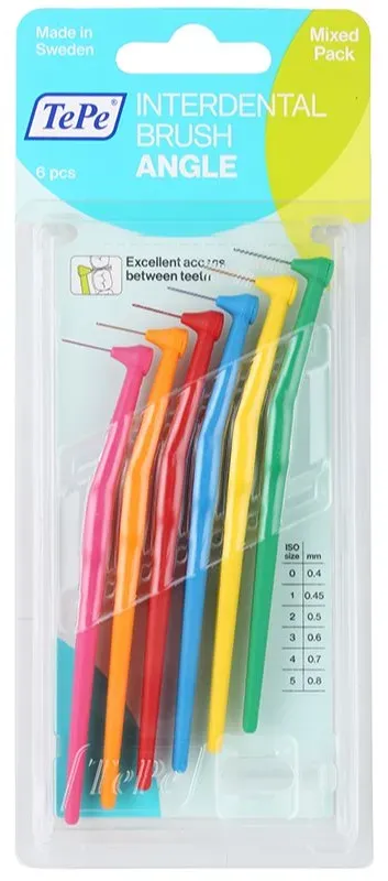 TePe Angle Interdentalzahnbürste Mix 6 St.