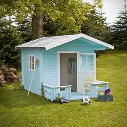 PLUS Spielhaus m/Terrasse inkl. Dachpappe