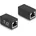 DeLock Adapter RJ45 Buchse zu RJ45 Buchse Cat 6 schwarz
