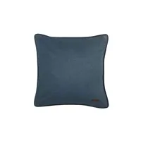Esprit Kissenhülle Harp mit Samt-Kederumrandung petrol 38x38cm / Petrol
