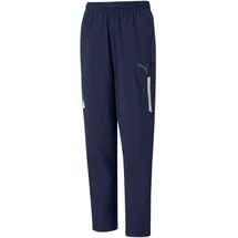 Puma teamLIGA Sideline Präsentationshose Kinder peacoat/black/pumawhite 140