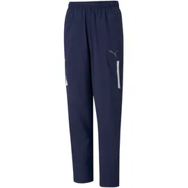 Puma teamLIGA Sideline Präsentationshose Kinder peacoat/black/pumawhite 140