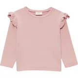 S.Oliver - Longsleeve mit Rippstruktur und Rüschen, Babys, Rosa, 92