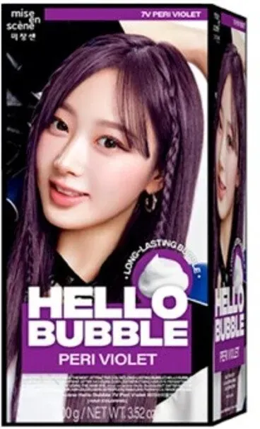 Mise en Scene Hello Bubble Haarfarbe 7V Peri Violet 100g