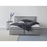 Collection AB Boxbett "Athena, wahlweise mit Bettkasten" inkl. Topper bei Ausführung mit Matzratze, in Härtgraden H2, H3, H4 grau
