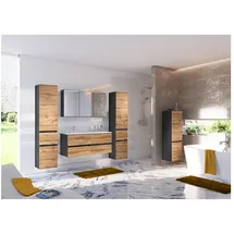 Lomadox Louroza-03 5-tlg. Graphitgrau