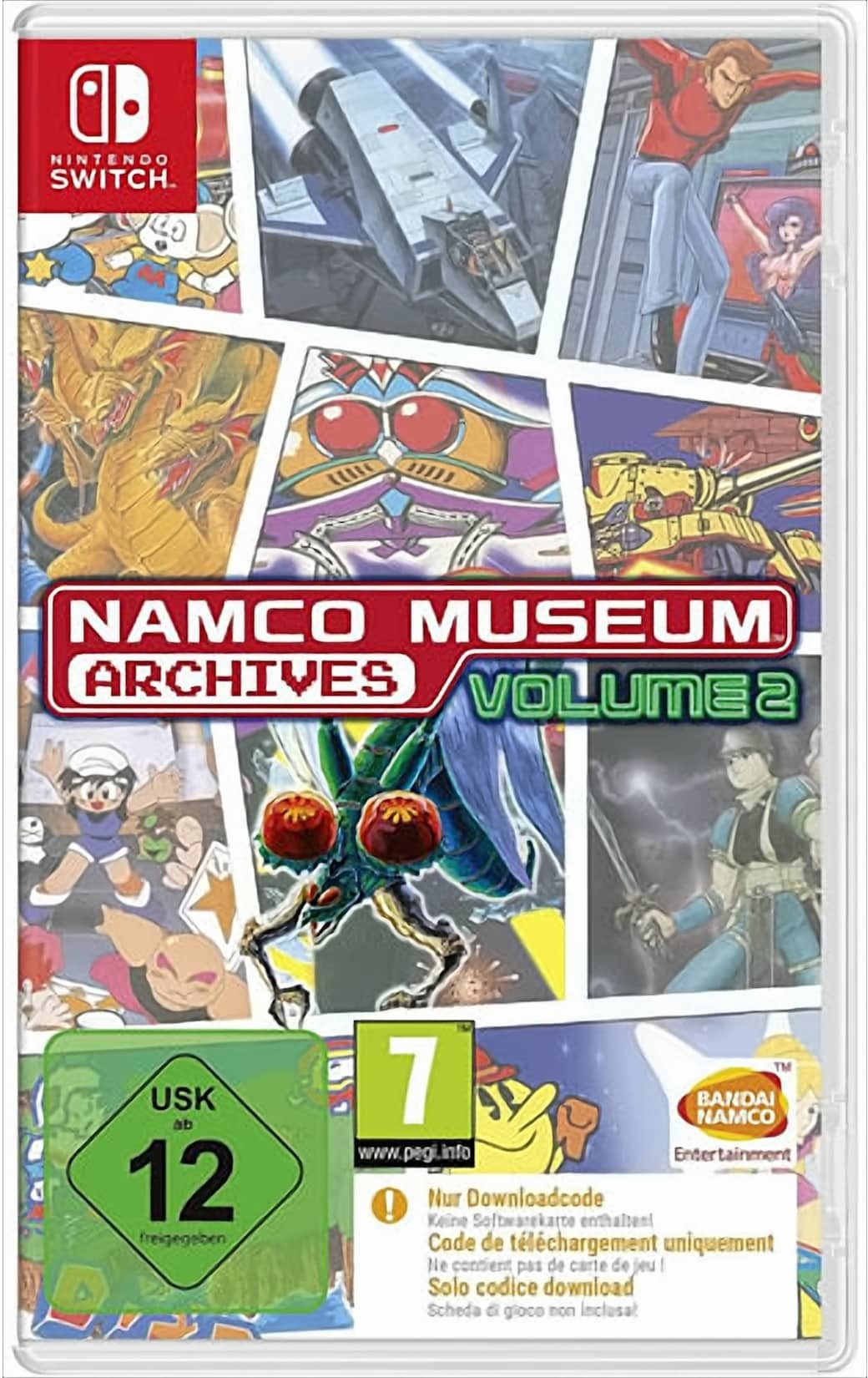 Namco Museum Archives Vol.2 Switch Code in a box