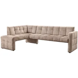 exxpo - sofa fashion Essbank EXXPO - SOFA FASHION "Barista, bequem und elegant, hohe Bodenfreiheit", beige, B:245cm H:83cm T:159cm, Sitzbänke, Essbank, Eckbank Barista bequem und elegant, hochwertige Detailverarbeitung