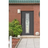 Splendoor Haustür Thermodoor PLUS SP80A  (110 x 210 cm, DIN Anschlag: Links, Anthrazitgrau Feinstruktur)