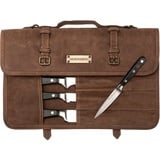 DRAKENSBERG Messertasche 'Blade' - Universal Etui für Koch-Messer aus Meisterhand, Profi-Qualität, nachhaltig, Büffel-Leder, Havanna-Braun, DR00388