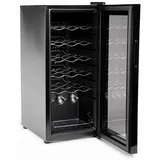 Melchioni Weinkühlschrank VERMENTINO 18 C Weinkühlschrank Kompakter 18-Flaschen-Weinkühler schwarz