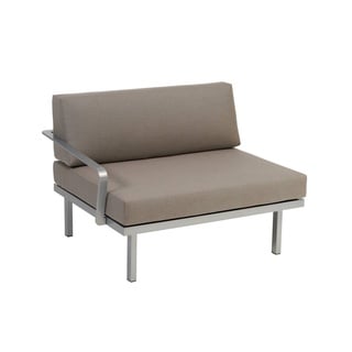 Sylt Alu Modul 100 x 84 cm Arm rechts - 09 - silber D09 - chalk