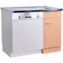 kochstation Spülenschrank KS-Elster 100 x 85 x 60 cm Beige