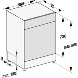 Miele G 7210 SC Geschirrspüler (freistehend, 598 mm breit, Edelstahl)