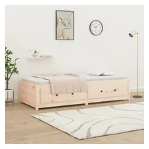 vidaXL Tagesbett 90 x 190 cm braun