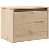 vidaXL Wandschrank 45x30x35 cm Massivholz Kiefer