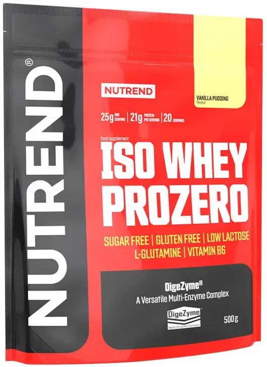 Nutrend Iso Whey Prozero (500 g, Vanillepudding)
