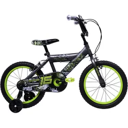 Kinderfahrrad HUFFY "Huffy Delirium 16-Zoll Mattes Silber" Gr. 27, silber (grau), Fahrräder, Kinder, 27cm, 16 Zoll (40,64cm) hinten: 16 Zoll (40,64cm)