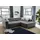 Jockenhöfer Ecksofa Salerno L-Form grau