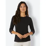 Creation L Premium 3/4-Arm-Shirt Schwarz 46