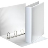 Esselte 49705 Ringbuch Präsentation, mit Taschen, A4, 4 Ringe, 50 mm, weiss