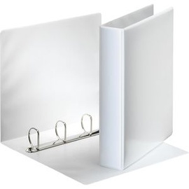 Esselte 49705 Ringbuch Präsentation, mit Taschen, A4, 4 Ringe, 50 mm, weiss